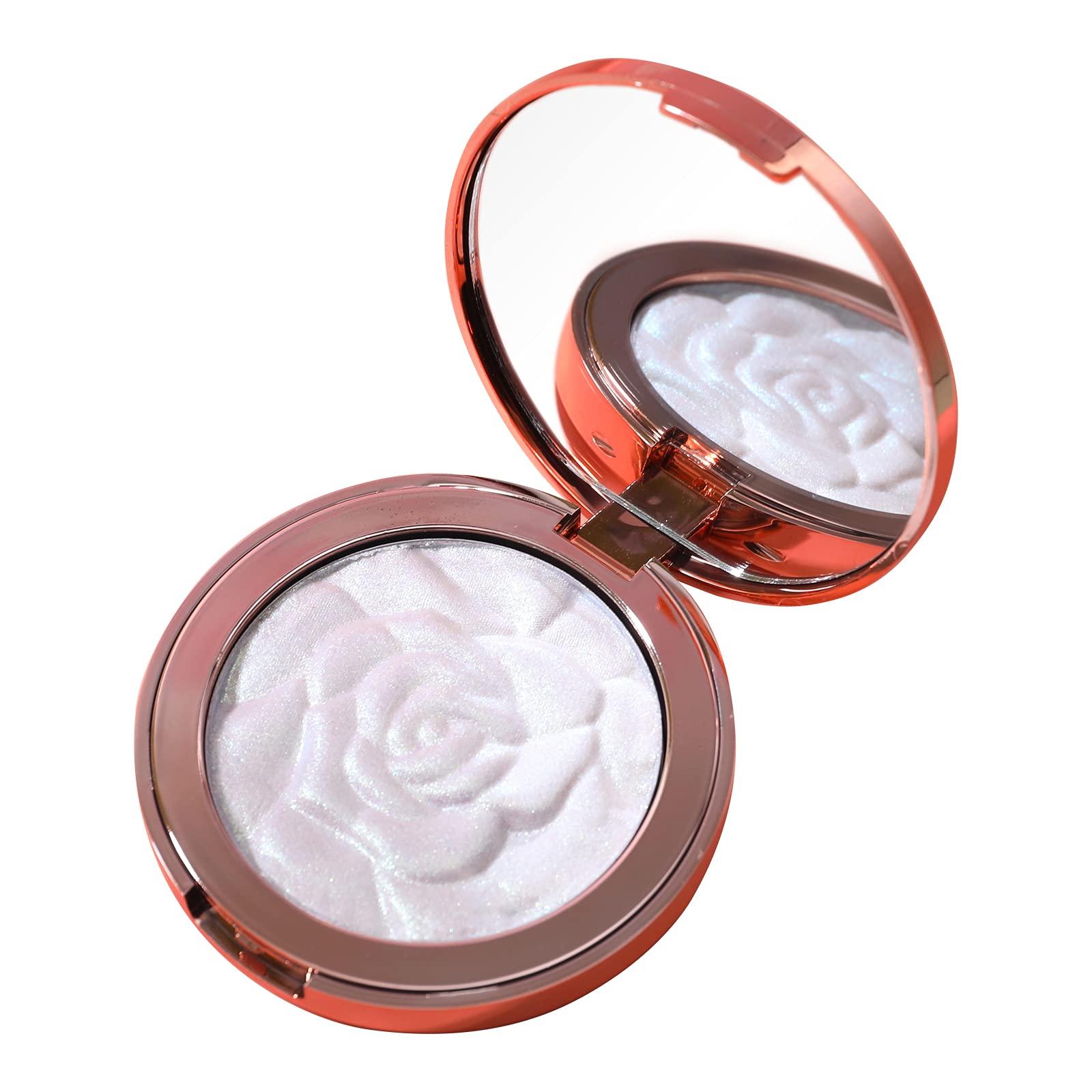 ONLYBETTER Highlighter Makeup, Face Highlighter, Long Lasting Cream Glitter Highlighter Makeup - Silver White Highlighter