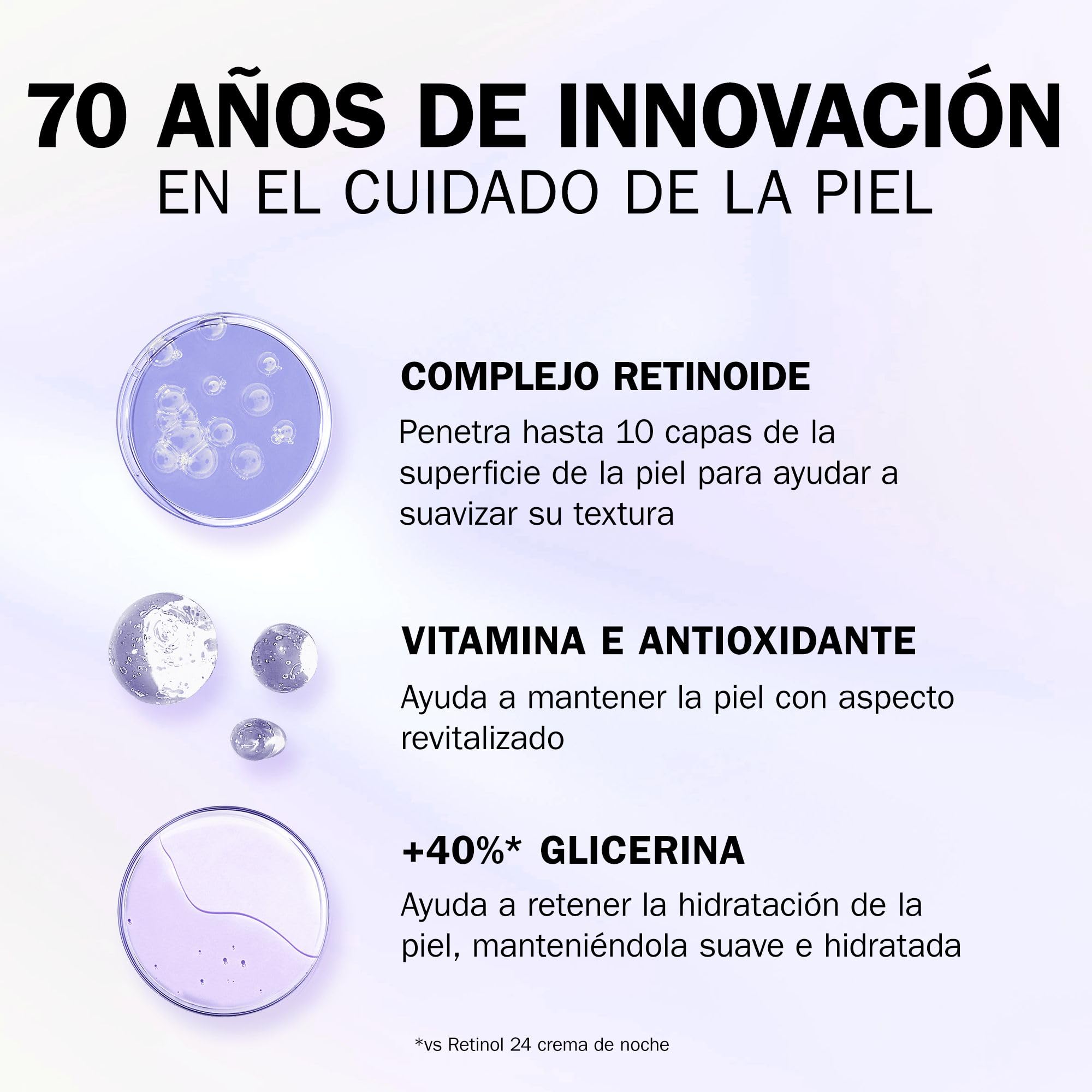 OLAY Regenerist Retinol24 Max Crema Hidratante Noche 50 ml, soin visage pour usage quotidien