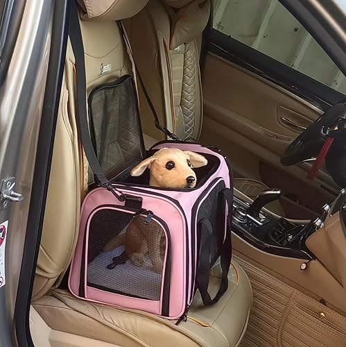 Miniatura 24 de Transportador de gatos para perros y mascotas, bolsas para gatos pequeños y medianos, perros y cachorros de 15 libras, de lado suave, aprobado por
