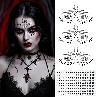 4 hojas de calcomanías de maquillaje de ojos ...