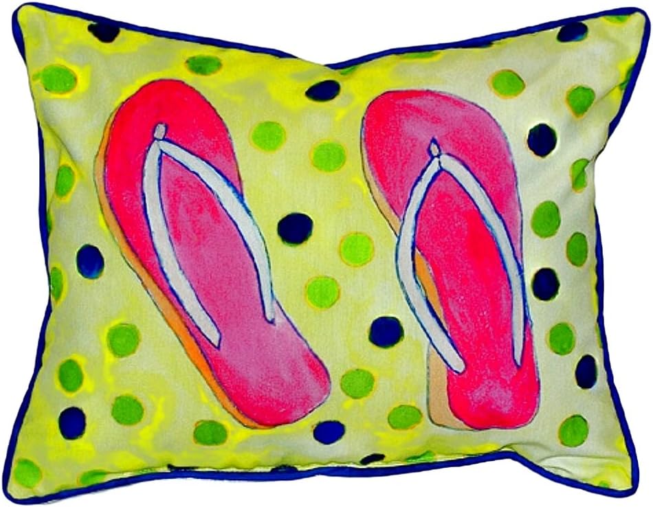 Betsy Drake SN404 Throw Pillow, 11 inches x 14 inches, Multi