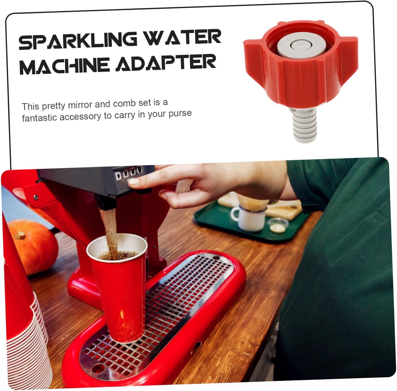 Replacement Bib Connector 3 8 Barb Plastic Adapter for Soda Machine