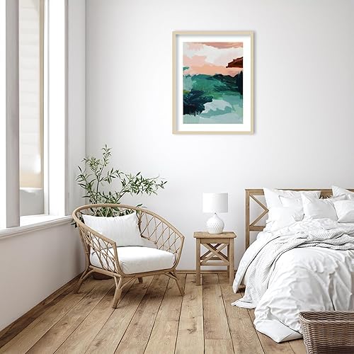 Miniatura 22 de Amanti Art Framed Wall Art Print 25x21 Utopia Art Print by Urban Road, Abstract Wall Art, Modern Contemporary Decor, Medium Poster Painting Artwork