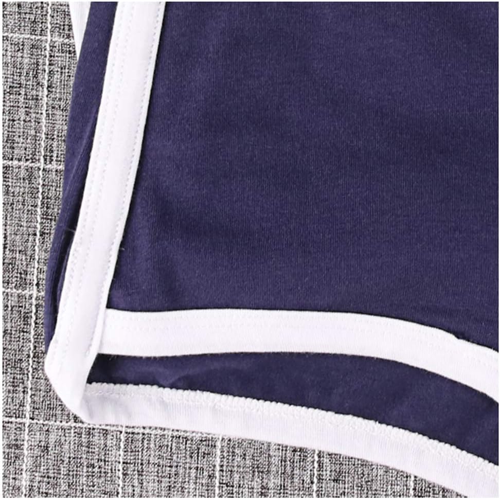 Cotton Pure Color Striped Boyshort 3 Pack Boxer Briefs for Tomboy Trans Lesbian