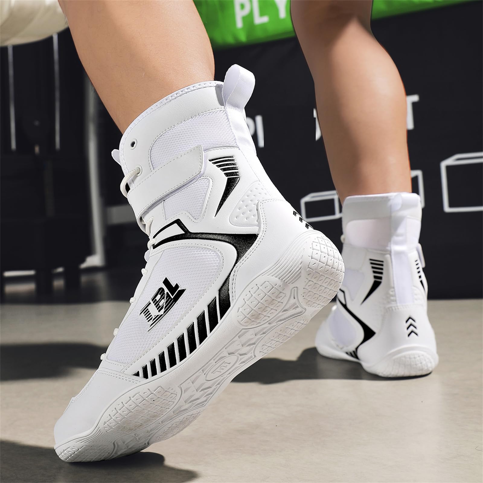 Zapatillas Boxeo para Hombre Zapatos Lucha Libre Botas Fitness