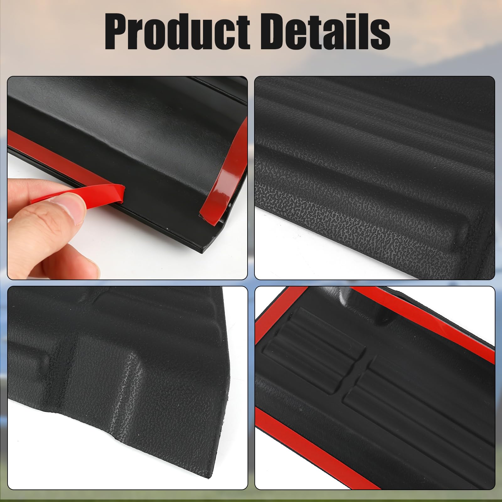 Battitacco in plastica ABS di ricambio per Fiat ducato/Peugeot Boxer/Citroen Jumper 2006-2023, graffette porta nere una coppia sinistra e destra