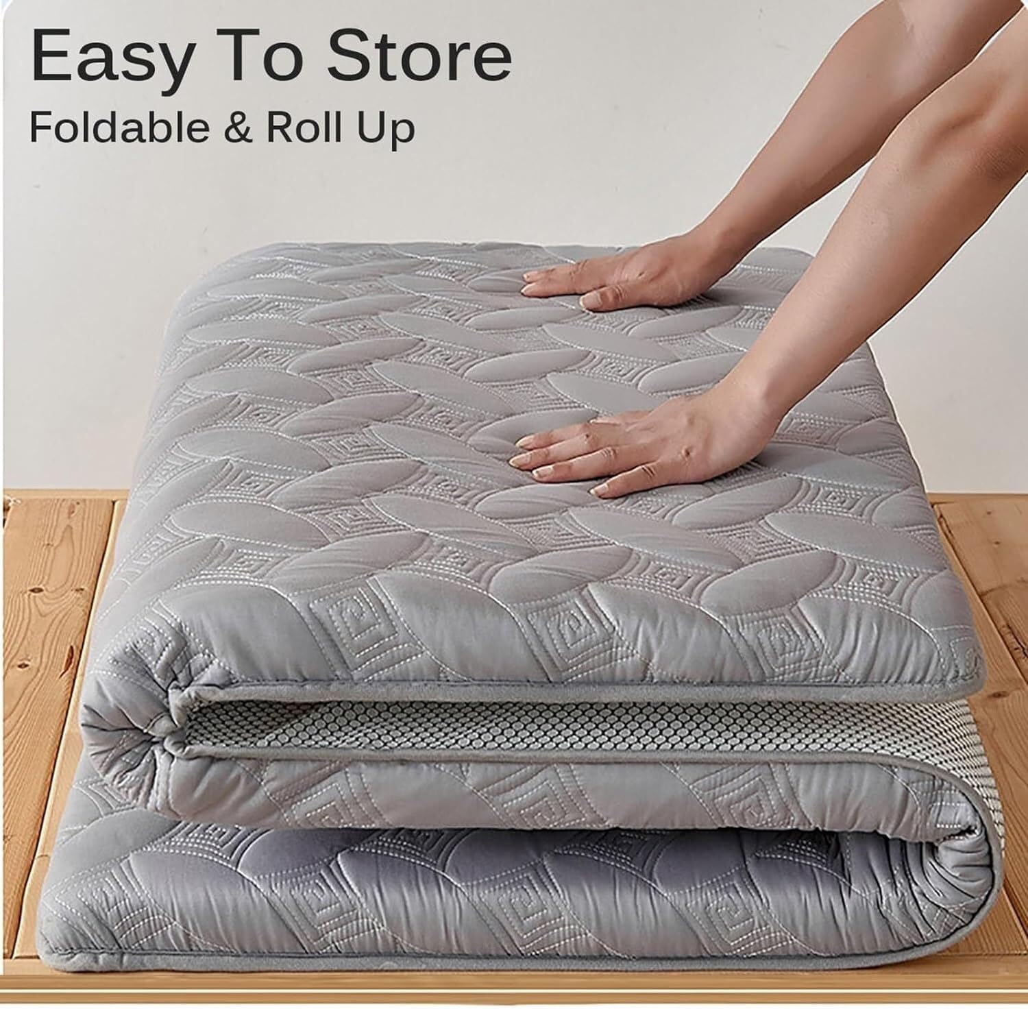 Futon matras, 2-persoons opvouwbaar, zachte Japanse campingmatras, antislip en ademende vloermat voor studentenslaapzaal, dik 5,5 cm, kleur C, maat 201 cm Futon matras, 2-persoons opvouwbaar, zachte Japanse campingmatras, antislip en ademende vloermat voor studentenslaapzaal, dik 5,5 cm, kleur C, maat 201 cm