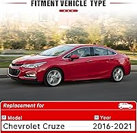 Vista 2 de Juego de limpiaparabrisas de 28" y 24" de repuesto para Chevy Chevrolet Cruze 2016 2017 2018 2019 2020 2021 - Limpiaparabrisas frontales originales