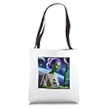 Alien Hacker Ethical hack secure systems cybersecurity gift Tote Bag