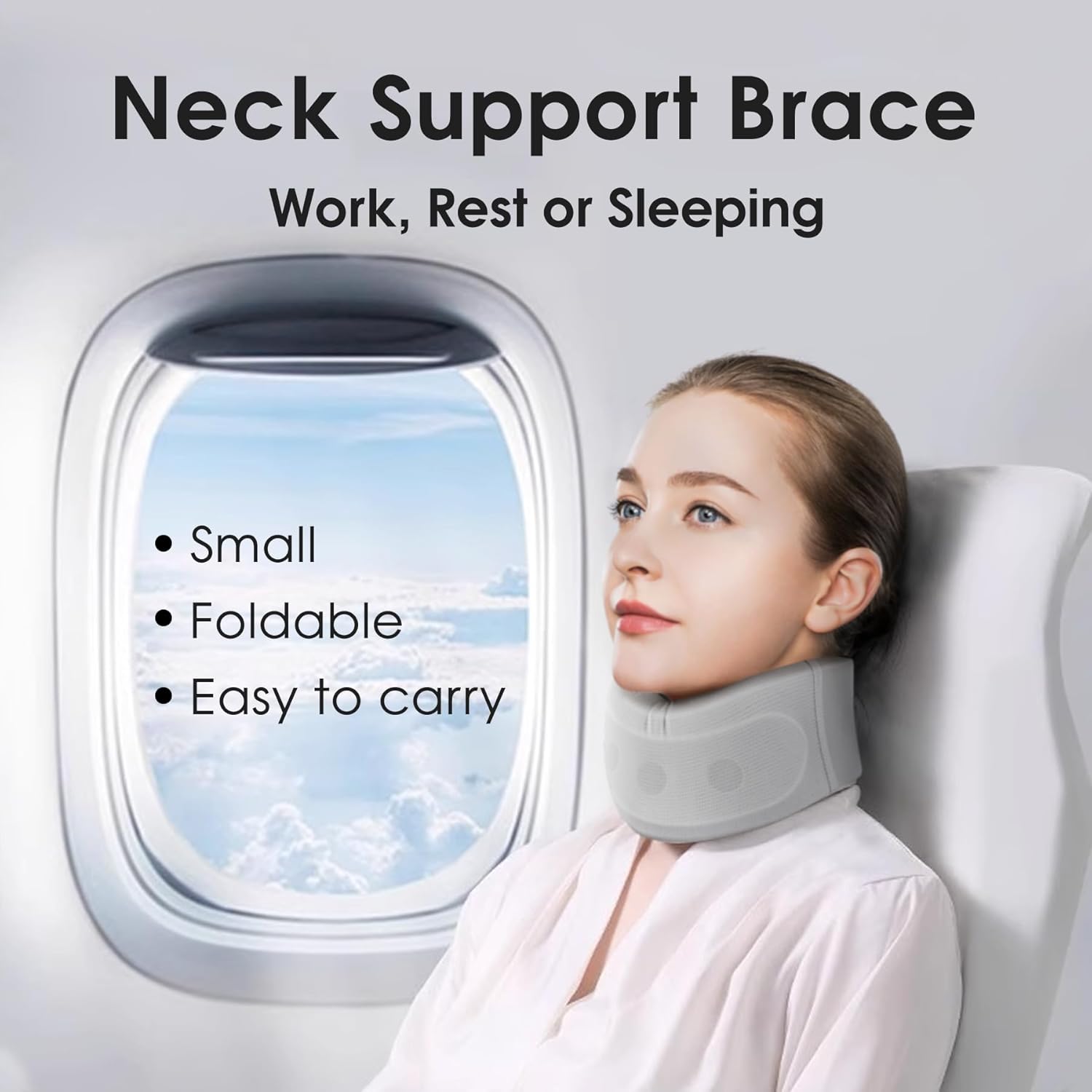 RESTCLOUD Neck Stretcher for Neck Pain Relief, Neck Brace for Neck Pain and Support