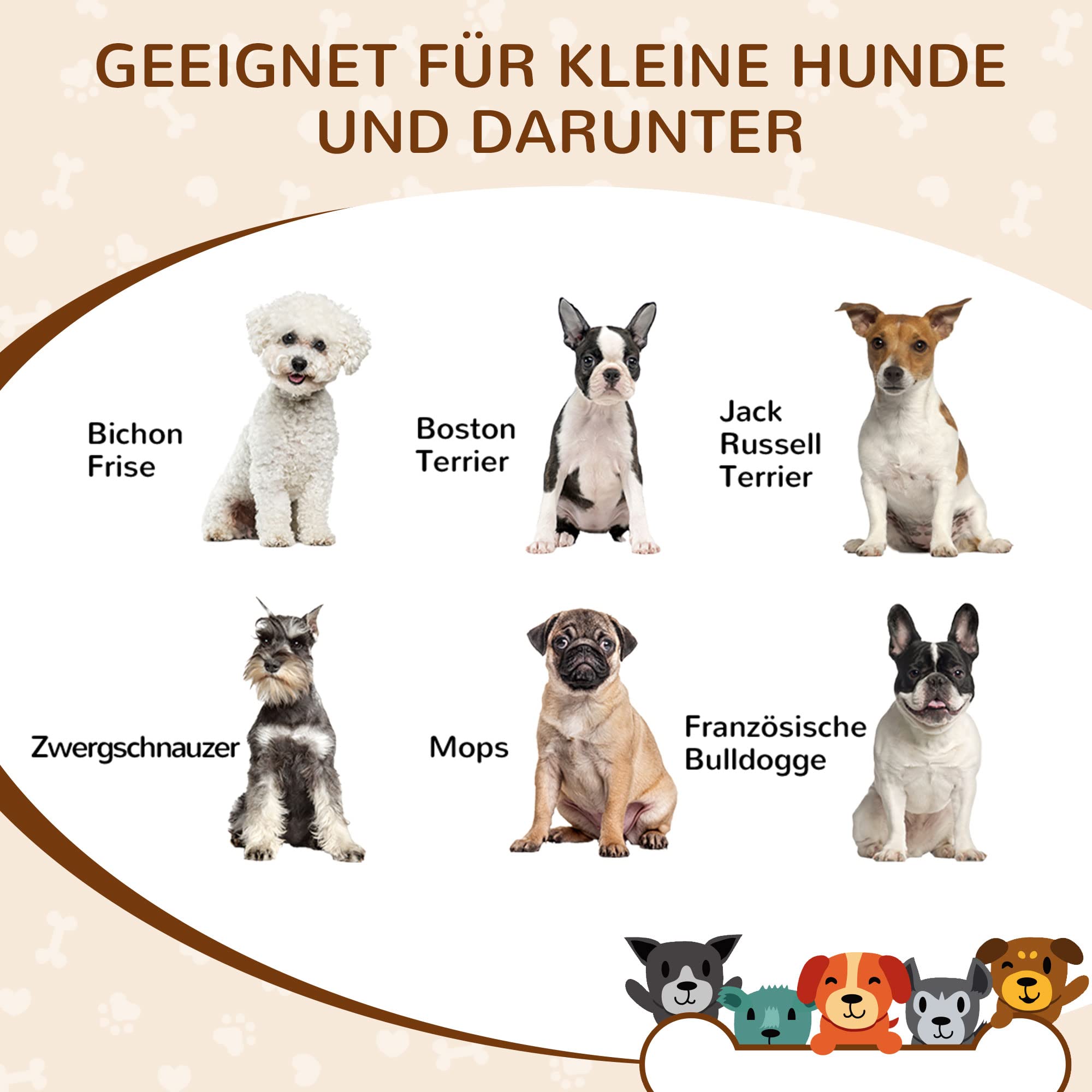 PawHut Hundehütte aus Holz Katzenhaus mit Lüftungsöffnungen niedliches Pfoten-Design Dach Indoor Hundehöhle Haustierhaus für Katzen, Welpen