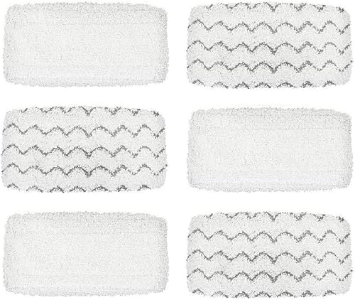 Revin-Sky - Paquete de 6 almohadillas de repuesto para mopa de vapor, almohadillas de limpieza compatibles con Bissell 1252 1606670 1543 1652 1132M