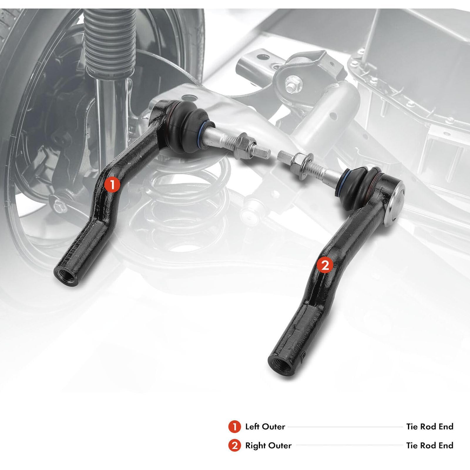 Amazon.com: Kcivsou 2pcs Front Outer Tie Rod End RWD 19177442 
