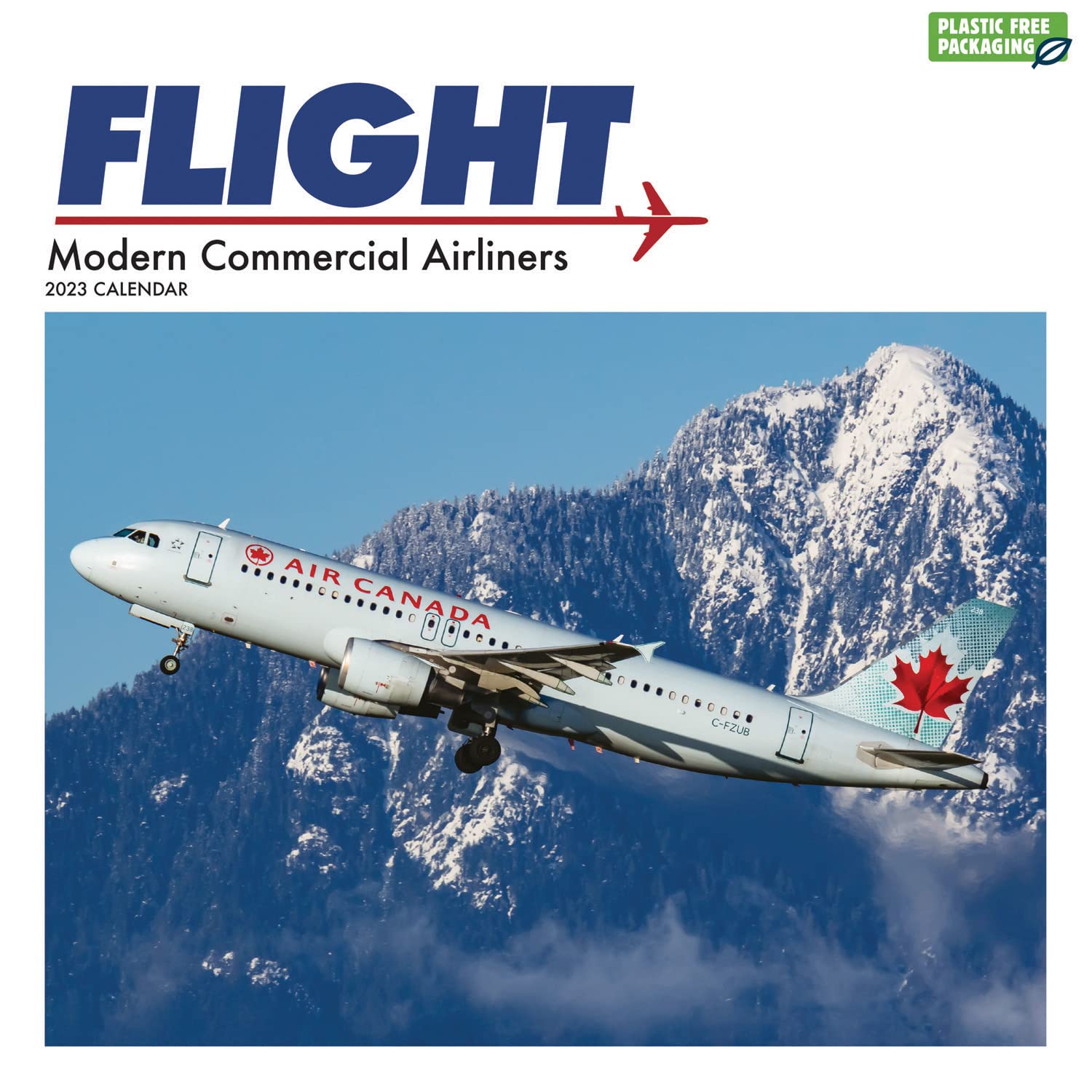Flight, Modern Commercial Airliners Square Wall Calendar 2023 Amazon