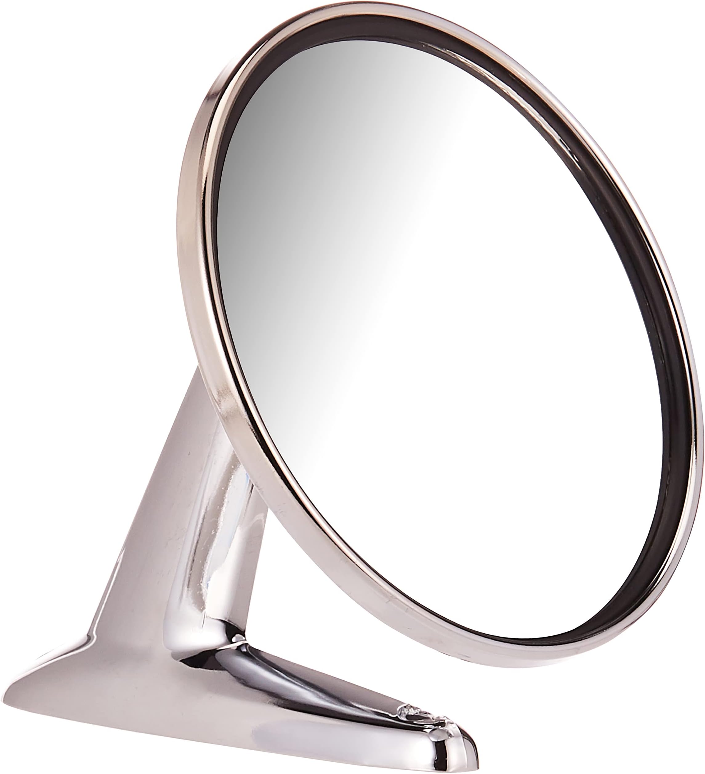 CIPA 17000 Universal Round Chrome Car Side Mirror Bright, 4.25 - inch