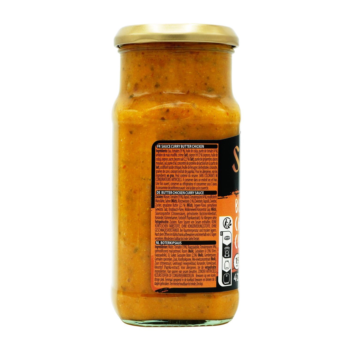 Sharwood`s Butter Chicken Curry Kochsauce, 6er Pack (6 x 420g)