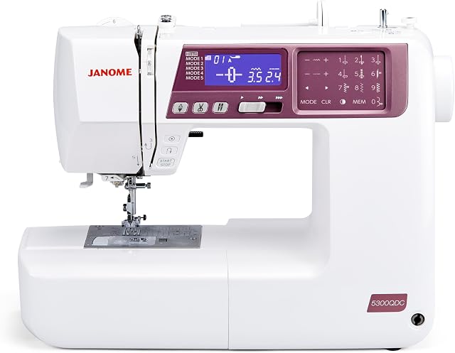 Janome 5300QDC 300 Stitch Sewing Machine. Quilting Kit Bonus Package, Knee Presser Foot Lifter & Sewing Lesson DVD included