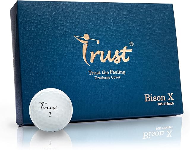 Trust Bison X 2022 K8 Edition- Soft Responsive Feeling, Urethane Cover with Reactive Core, Swing Speed 105-115 mph