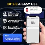 Autel AP2500E OBD2 Scanner Blue-Tooth Code Reader, Upgraded of AP200, OBDII Scanner All-System Diagnostic Tool, CAN FD, 5 Hot Resets, AutoVIN, Check Engine Light, Car Code Reader for Android/iOSG