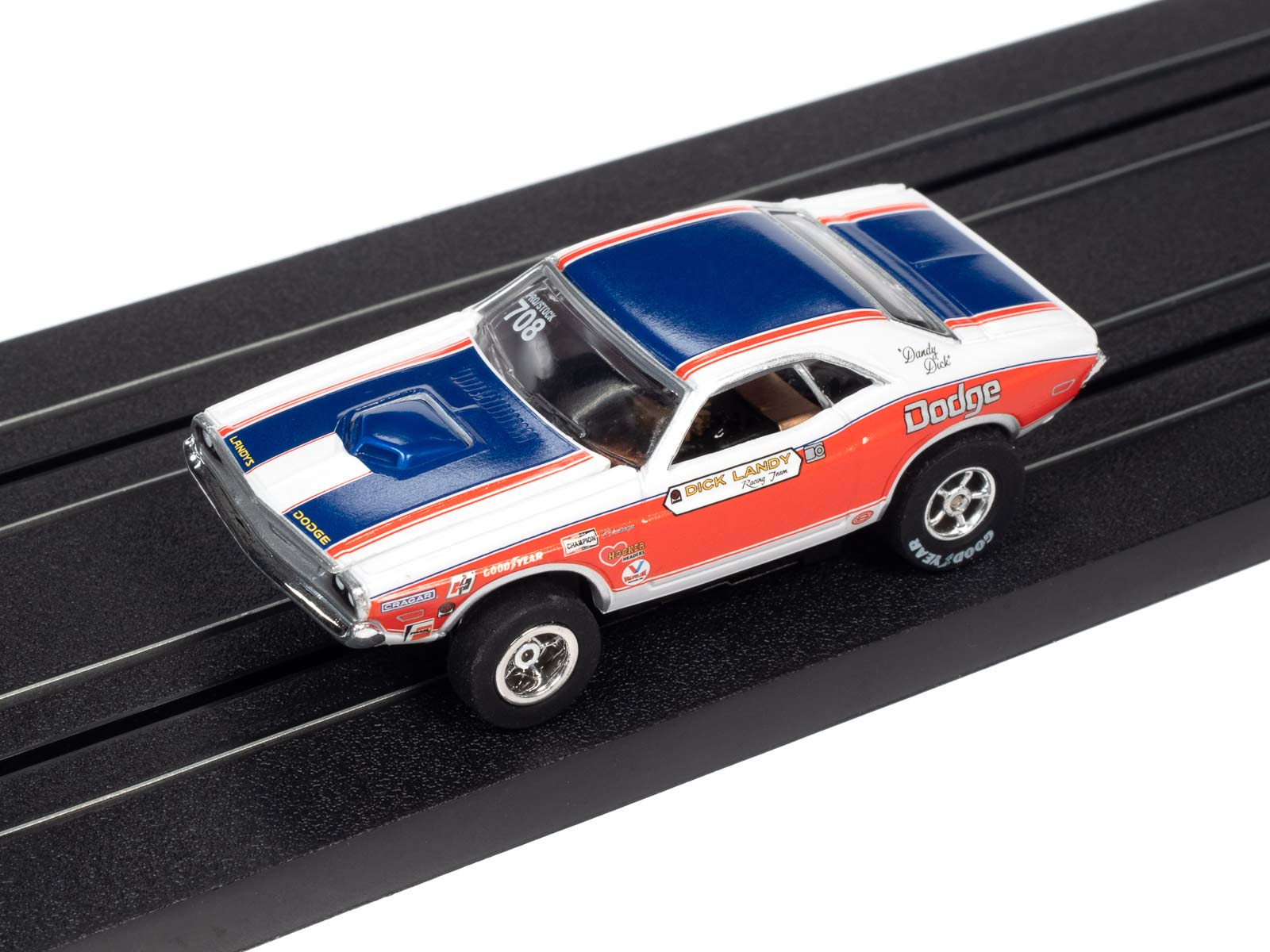 希少HOスロットカーDODGE Amazon | Auto World Xtraction R32 1971 Dodge Challenger Dick