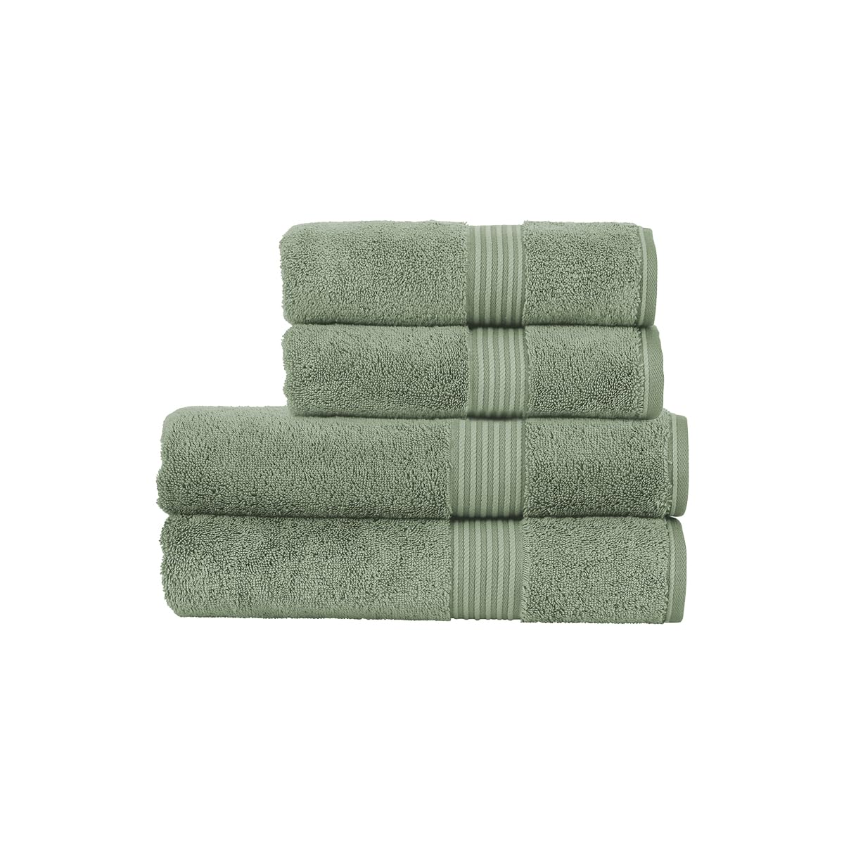 Christy Supreme Hygro 2 Hand Towels Set | Blush Pink | 100% Luxury Supima Cotton | Ultra Soft | Super Absorbent | 650GSM | Plush and Long Lasting — view 25