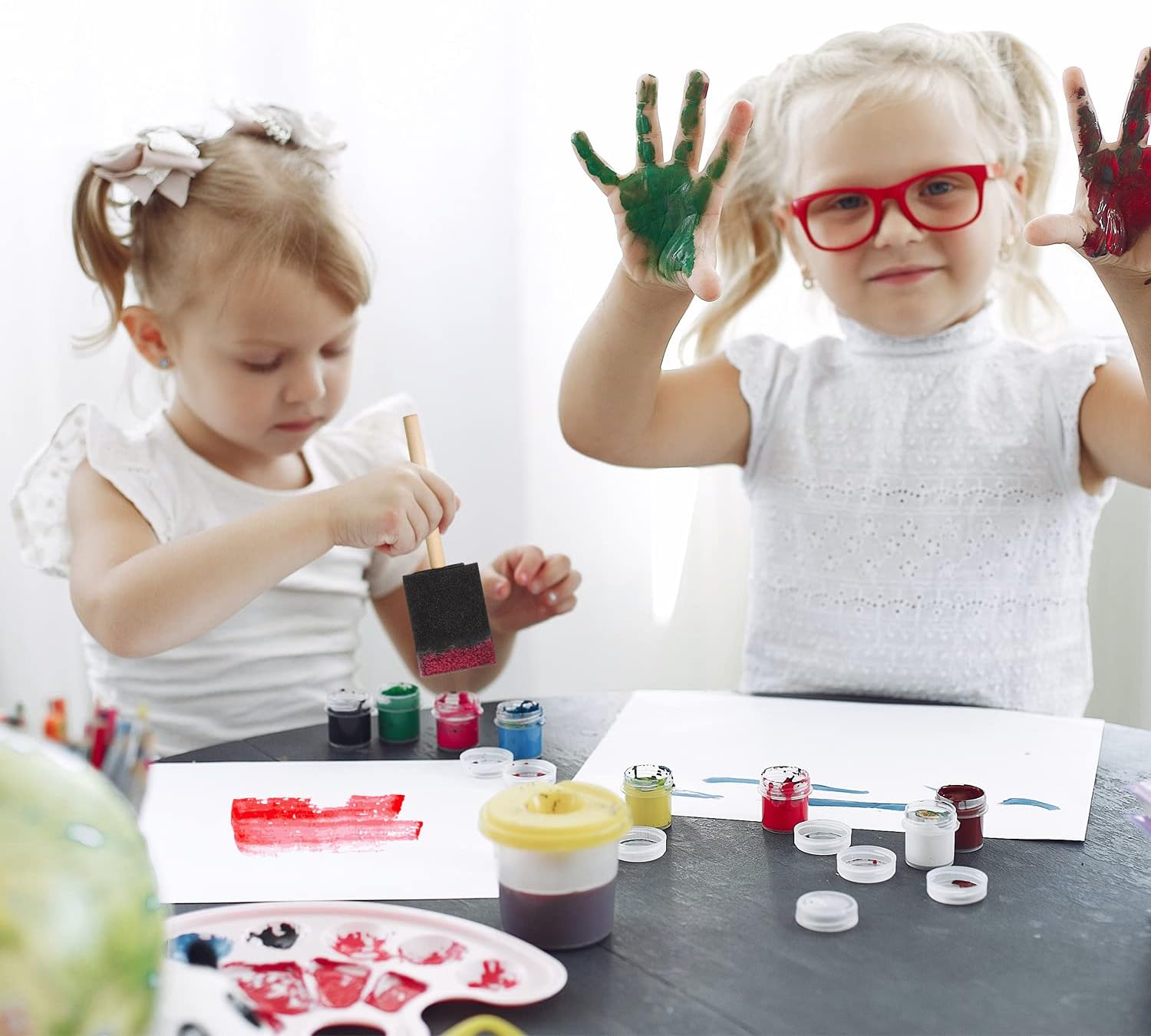 Foam Paint Brushes, 60 PCS, 2 Inch, Foam Brush, Foam Brushes for Painting : Everything Else