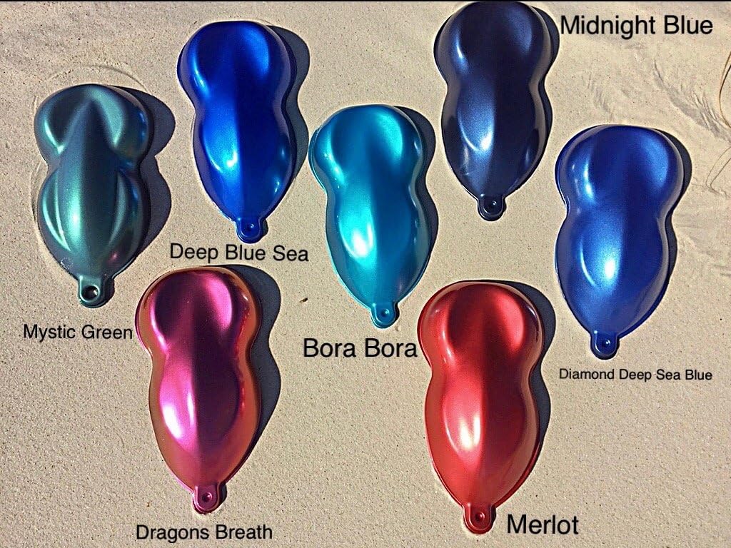 153g/5.4oz "DEEP Blue SEA" Mica Powder Pigment (Epoxy,Resin,Soap,Art) Black Diamond Pigments®