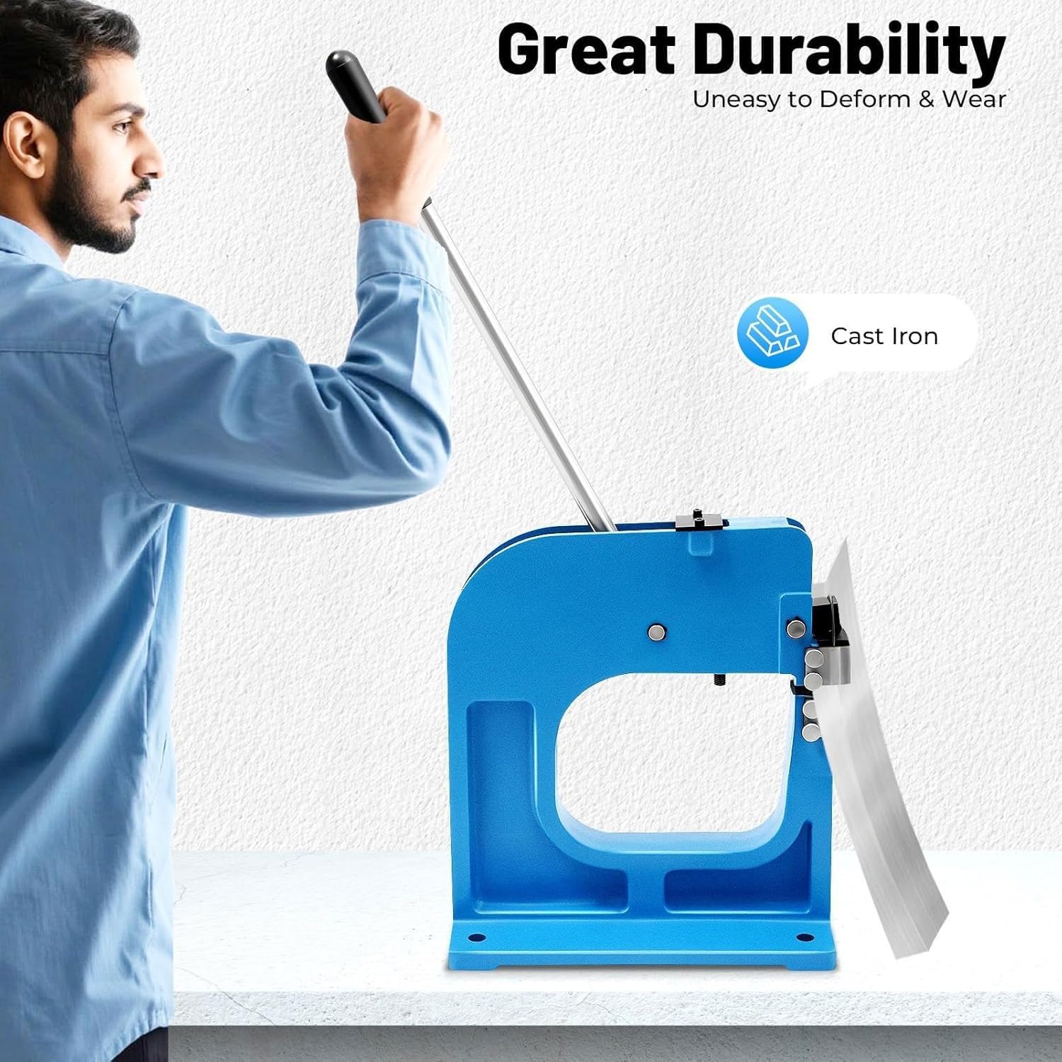 Écarteur manuel en métal de 1,5 mm pour fer, laiton, cuivre, aluminium, acier, fer forgé