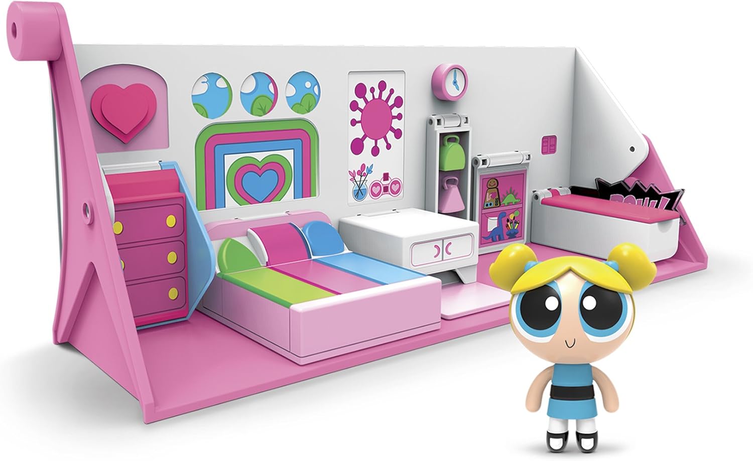 The Powerpuff Girls 6028023 Flip to Action Doll Play Set