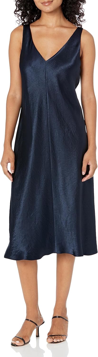 Vince Women's Dbl V-Neck Slip Dress