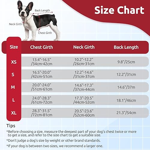 Miniatura 4 de ASENKU Abrigo cálido de invierno para perro, forro polar y cuello alto, chaqueta acolchada con bolsillos, impermeable, ropa para clima frío para