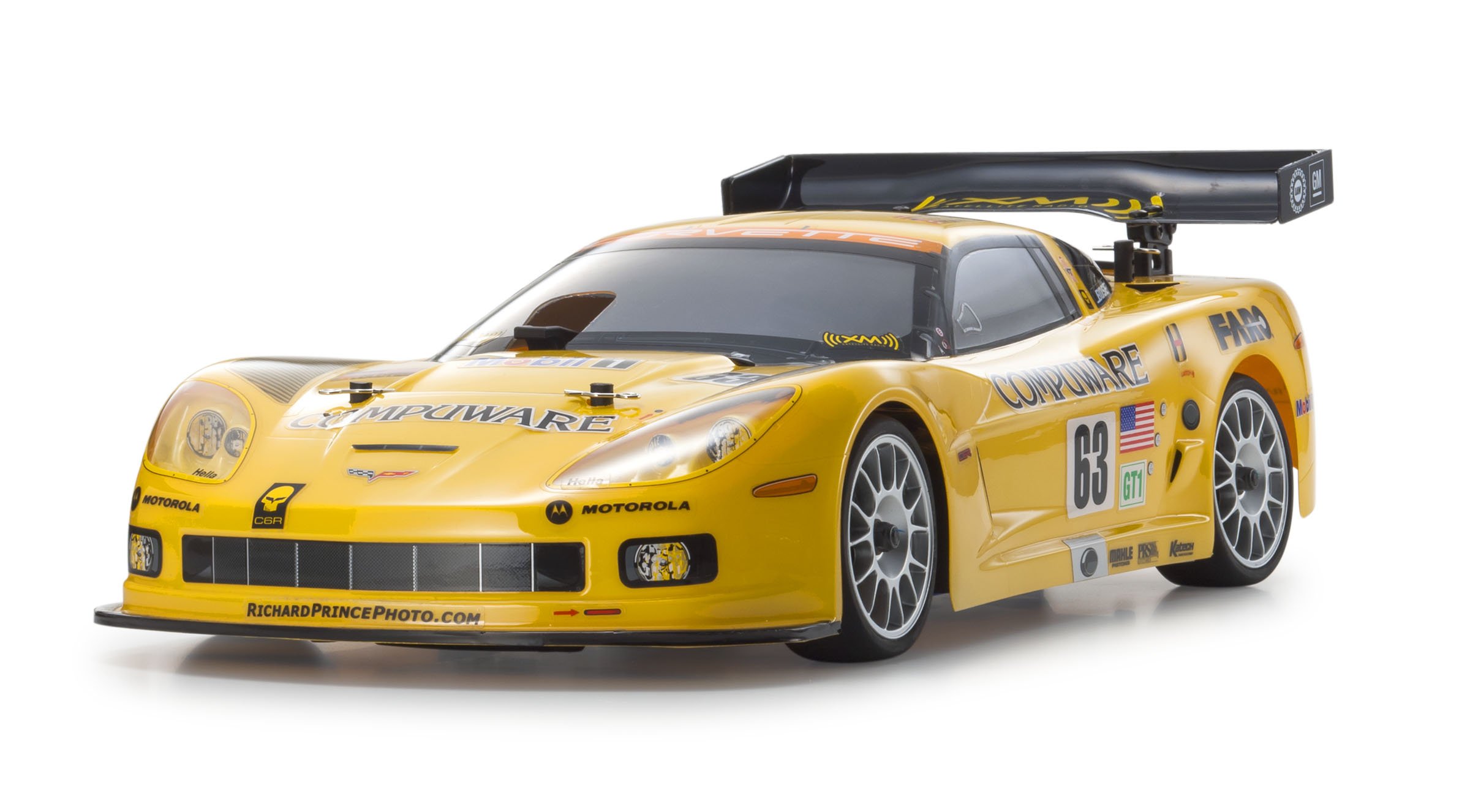 Kyosho RCカー カーボンファイバー製 Kyosho 33202B FW-06 Corvette C6R Nitro RC Car Ready Set - 