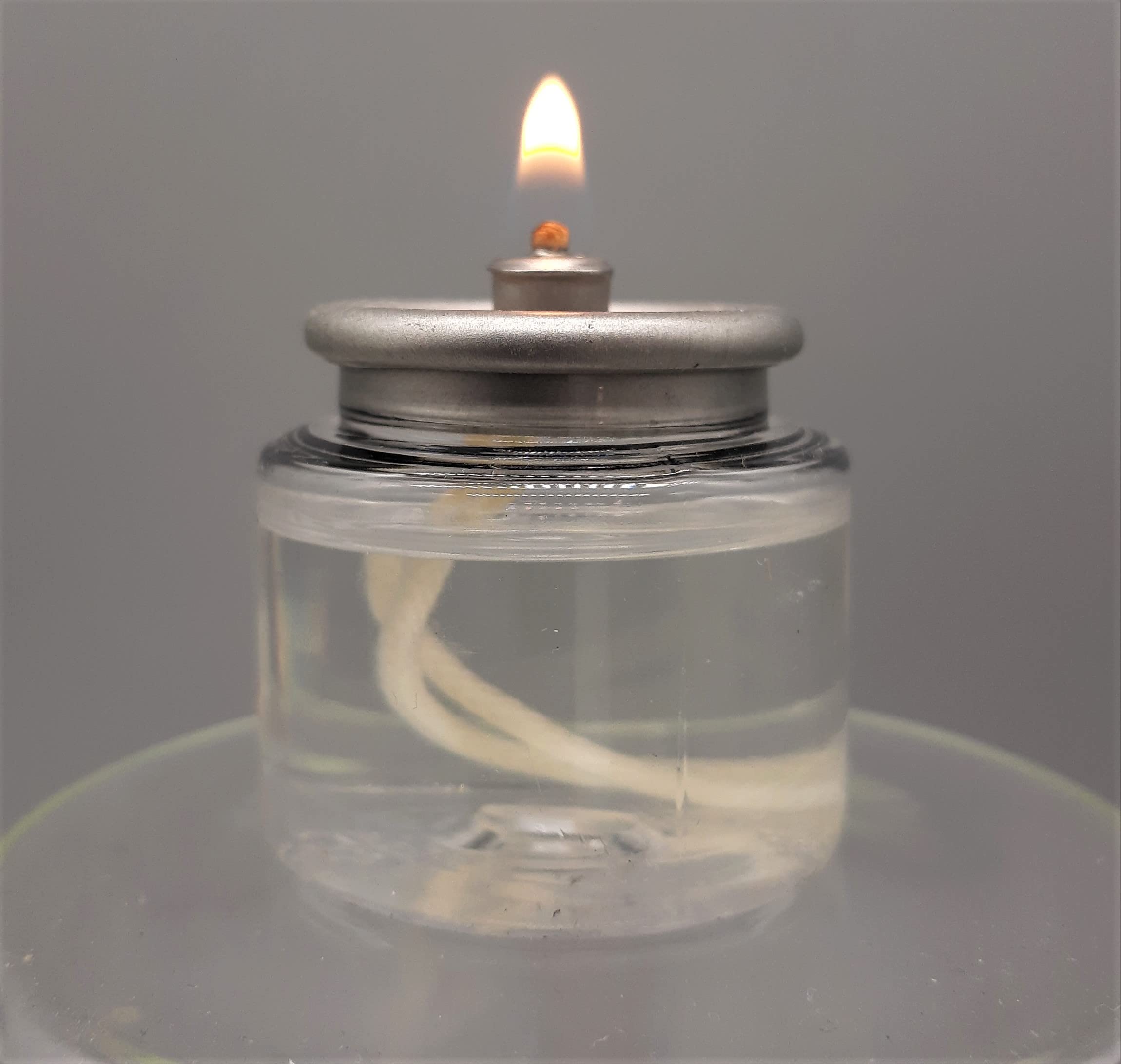 Clearcraft Clear Craft 8 Hour Burning Odourless Liquid Wax Oil Candle Ideal For Camping Or Instant Candle Light In Power Cut!Contains Clean Burning Lamp Oil 37Mm Diameter 37Mm High (10)