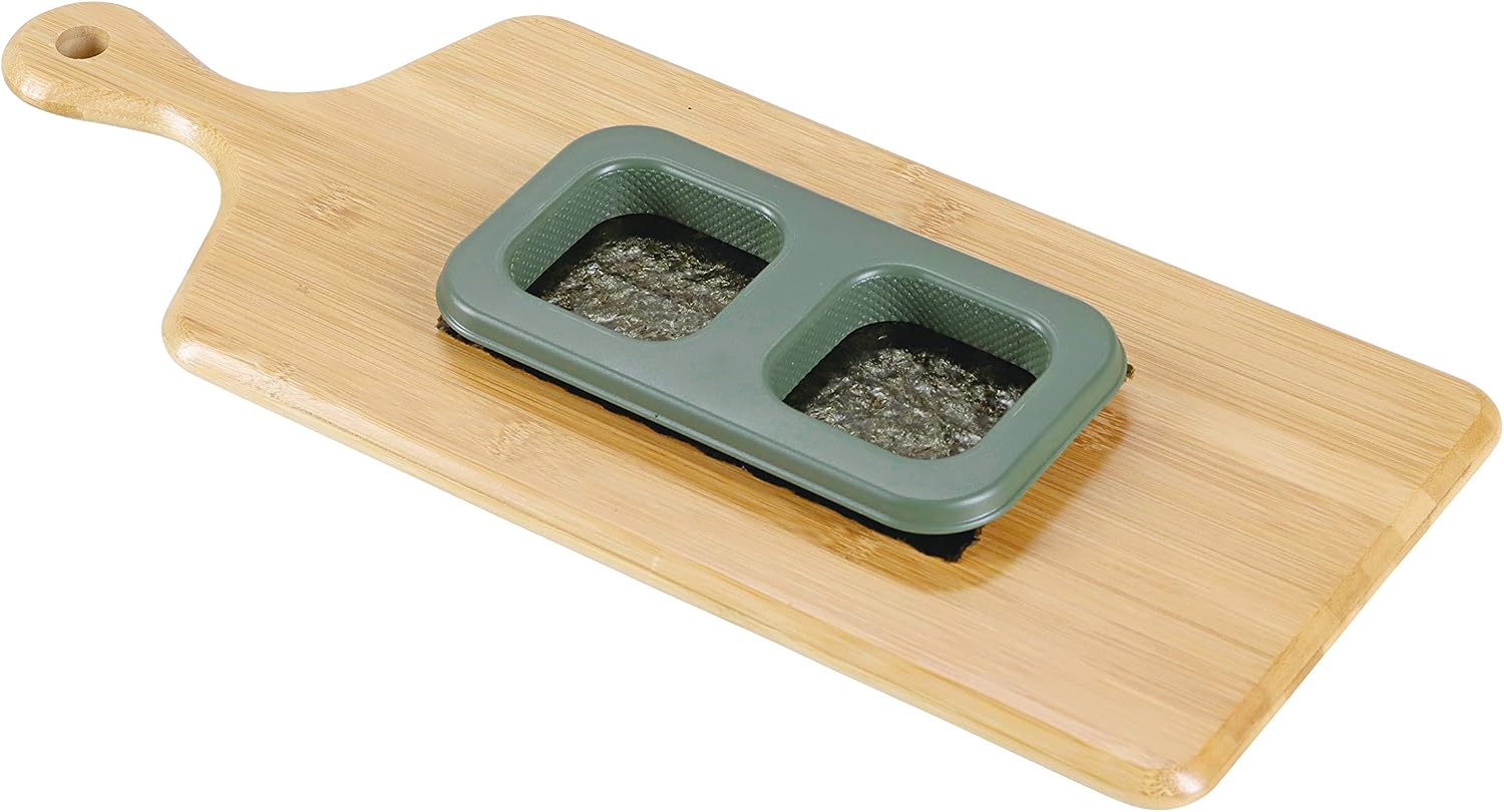 CAPTAIN STAG UH-4713 Rice Burger Rice Sand Maker, Double Embossed, Made in Japan
