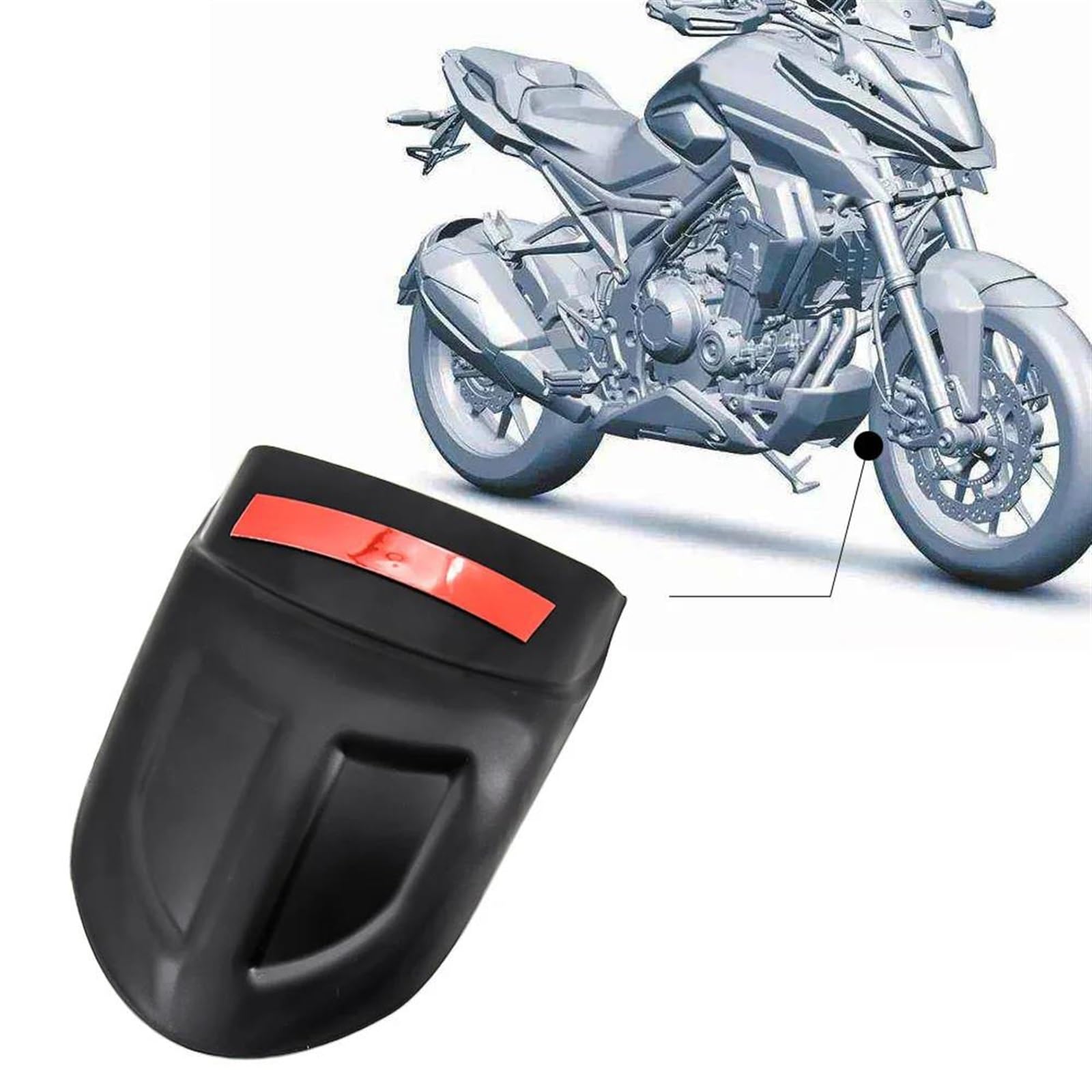 Moto Parafango Anteriore Estensione Pneumatico Hugger Paraspruzzi PER CB500X CB500F Prima Del 2017 (compreso Il 2017)