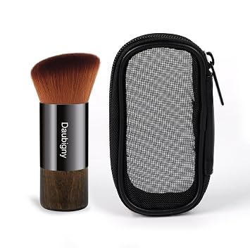 Daubigny Foundation Brush for Liquid Makeup, Self Tanner Brush Flat Top Kabuki Professional Makeup Brushes Blending Mineral Powder Buffing Stippling Makeup Tools