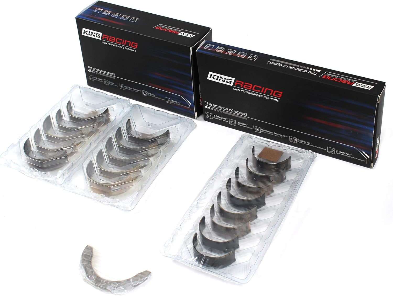 Buy King Racing Big End Con Rod Bearings CR4046XP 0.025 Oversize For Honda 1 6 D16 - Foto 9