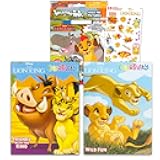 Lion Guard Coloring Book Bundle - Lion King Coloring Book Set with Stickers, More | Lion King Coloring Books for Kids Ages 4-8