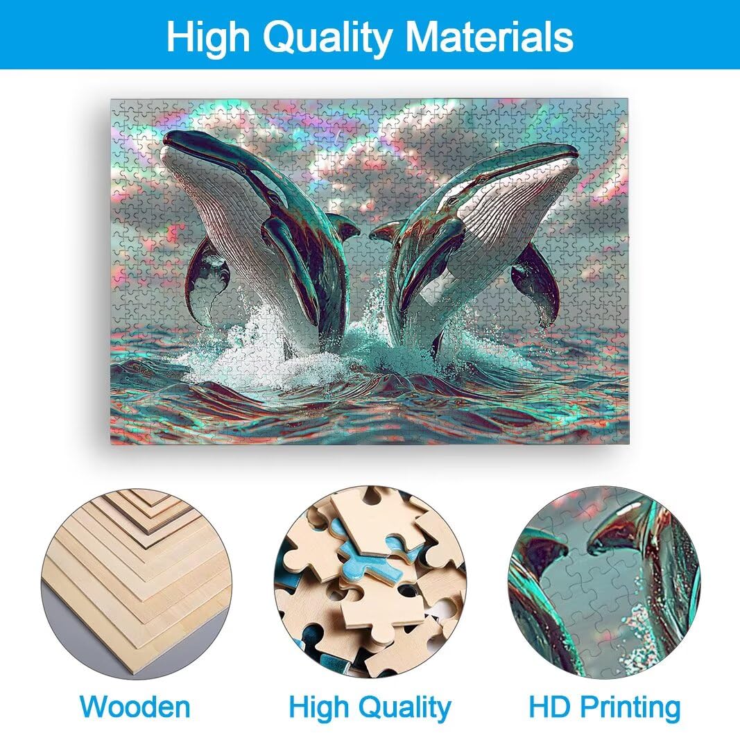 Puzzle Ballena, Puzzle 1500 Piezas para Adultos, Regalo Mujer/Hombre -2489