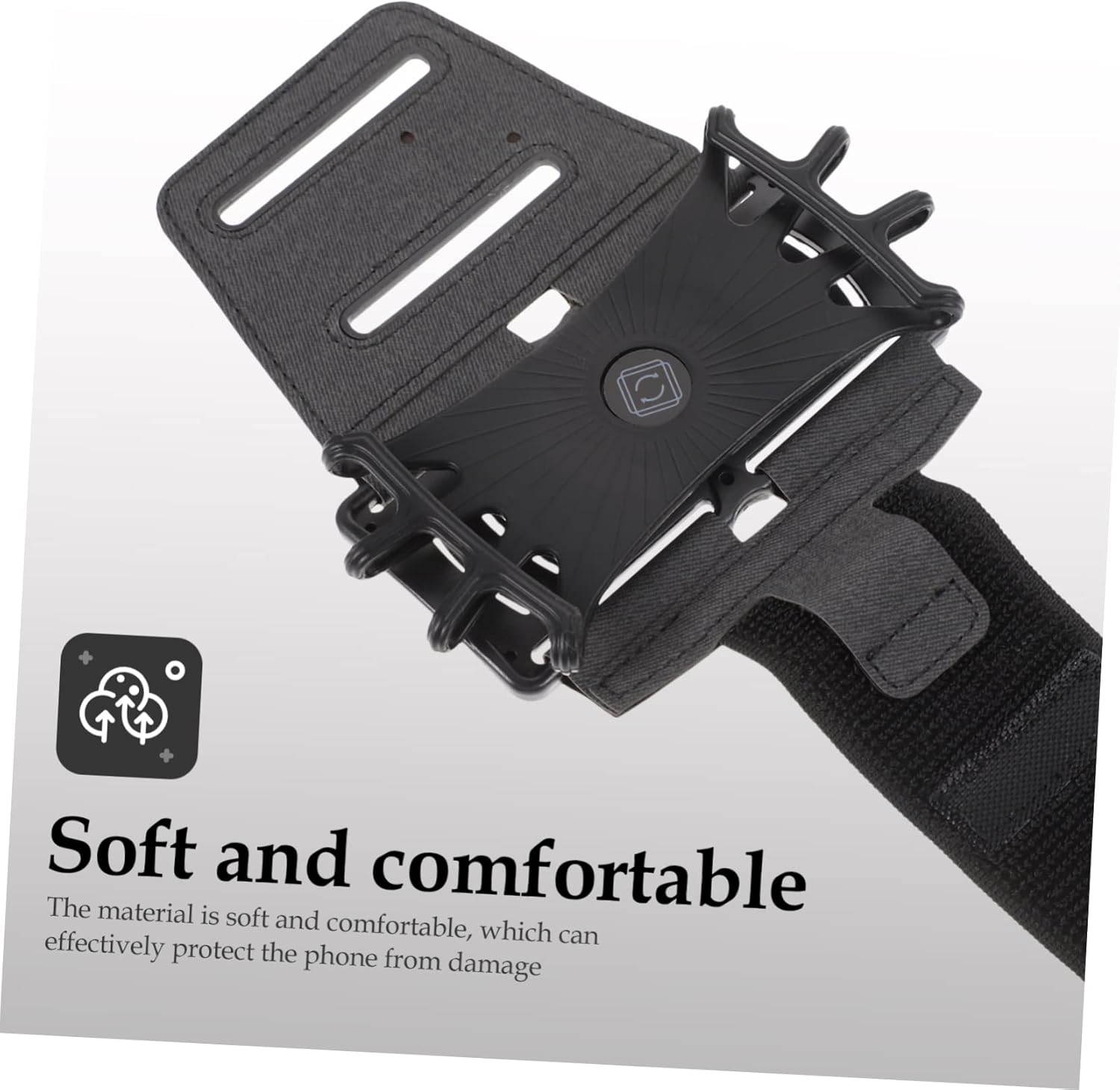 Hemobllo 2pcs Phone Arm Band Multi-Purpose Running Wrist Holder for Smartphones Comfortable and Non- Design for Jogging Biking and Outdoor Activities for Active Lifestyles