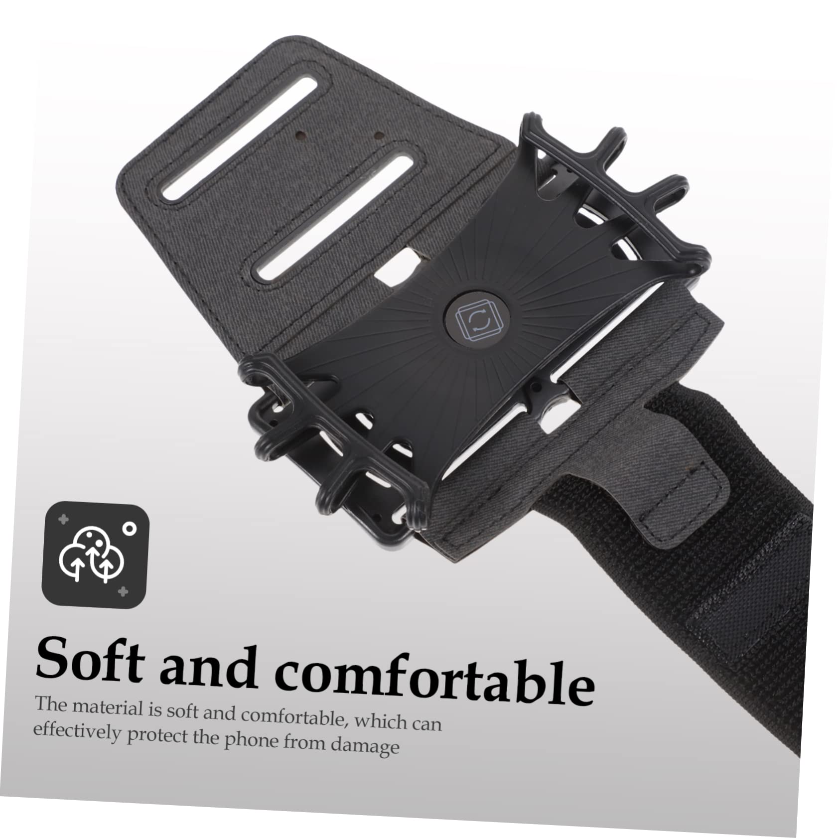 Gadpiparty 5pièces Brassard De Téléphone Rotatif Élastique pour Sport Et Activités Extérieures pour Poignet Et Bras Compatible avec Smartphones