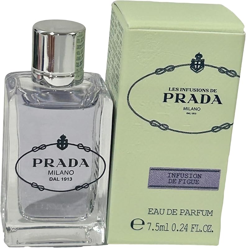 Prada INFUSION DE FIGUE Eau de Parfum MINI/SMALL Women Perfume Splash On 7.5 ml / 0.24 Fl Oz