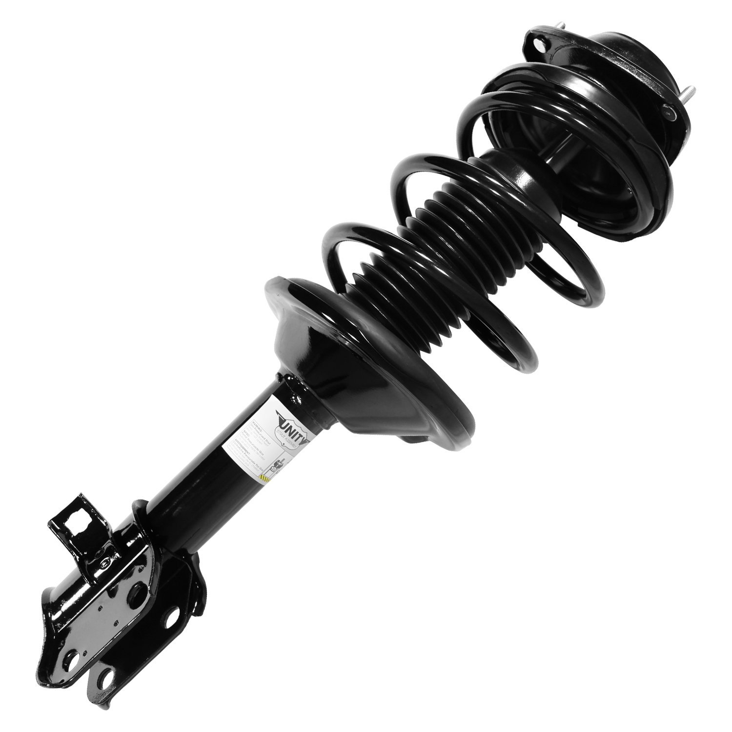 Unity Automotive 11898 Complete Strut, Spring, and Strut Mount Assembly (Front Right Quick)