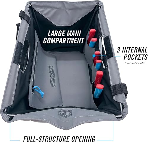 Miniatura 3 de CHANNELLOCK TGM3G PRO - Bolsa de herramientas de alta calidad de 10 bolsillos, bolsa de herramientas resistente al agua, tela LASERLOCK, fabricado