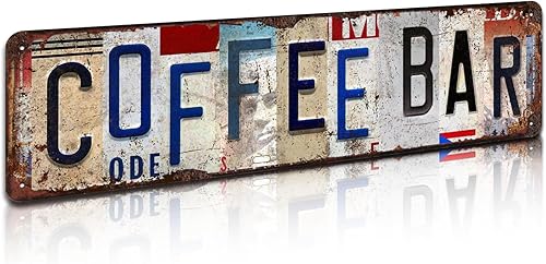 Miniatura 14 de Letrero de metal retro con texto en inglés «The 19th Hole – Arte de pared rústico con temática de golf vintage para bar, cueva de hombre, garaje,