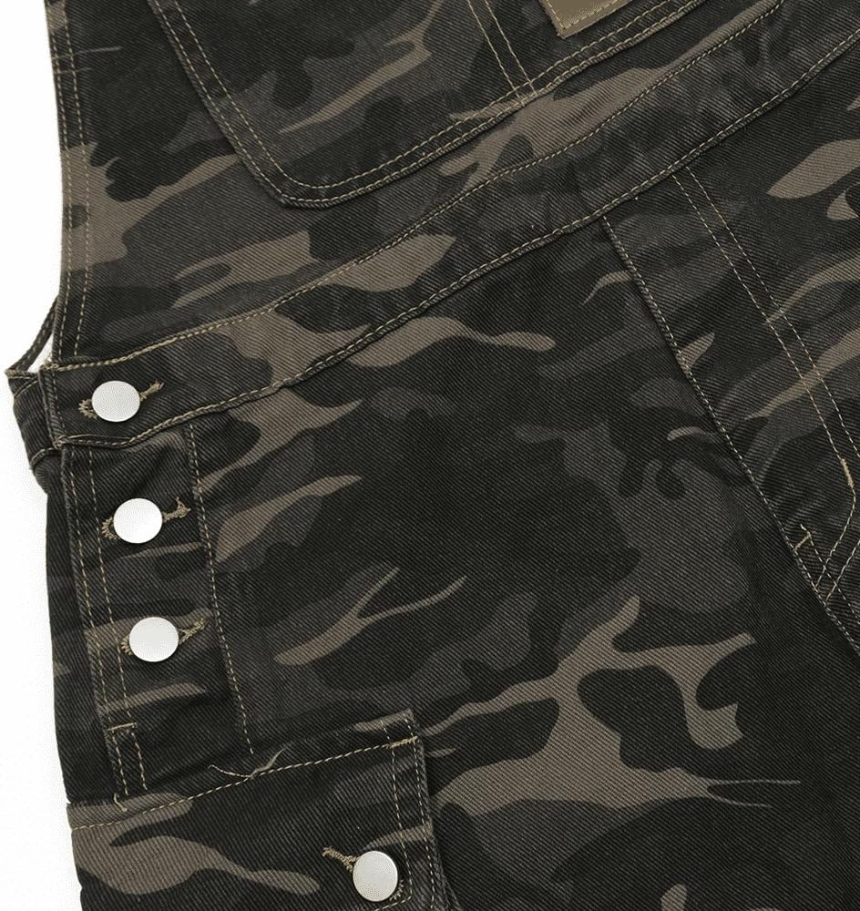 Workwear Overalls Men's Loose Straight-leg Workwear Long Pants Jumpsuit