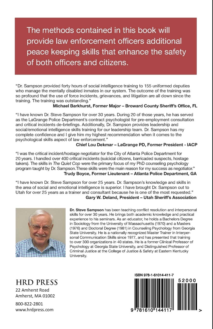 Quiet Cop: Social Tactics for Law Enforcement Professionals      Paperback – March 10, 2017