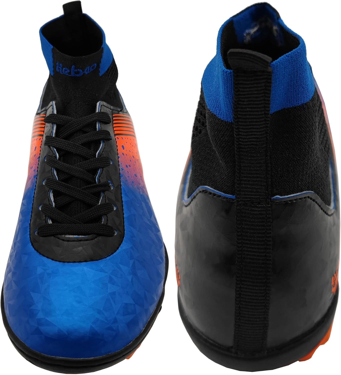 Big Kids Soccer Shoes High-top Sock Football Shoes Firm Ground Outdoor Soccer Cleats Athletic Mens