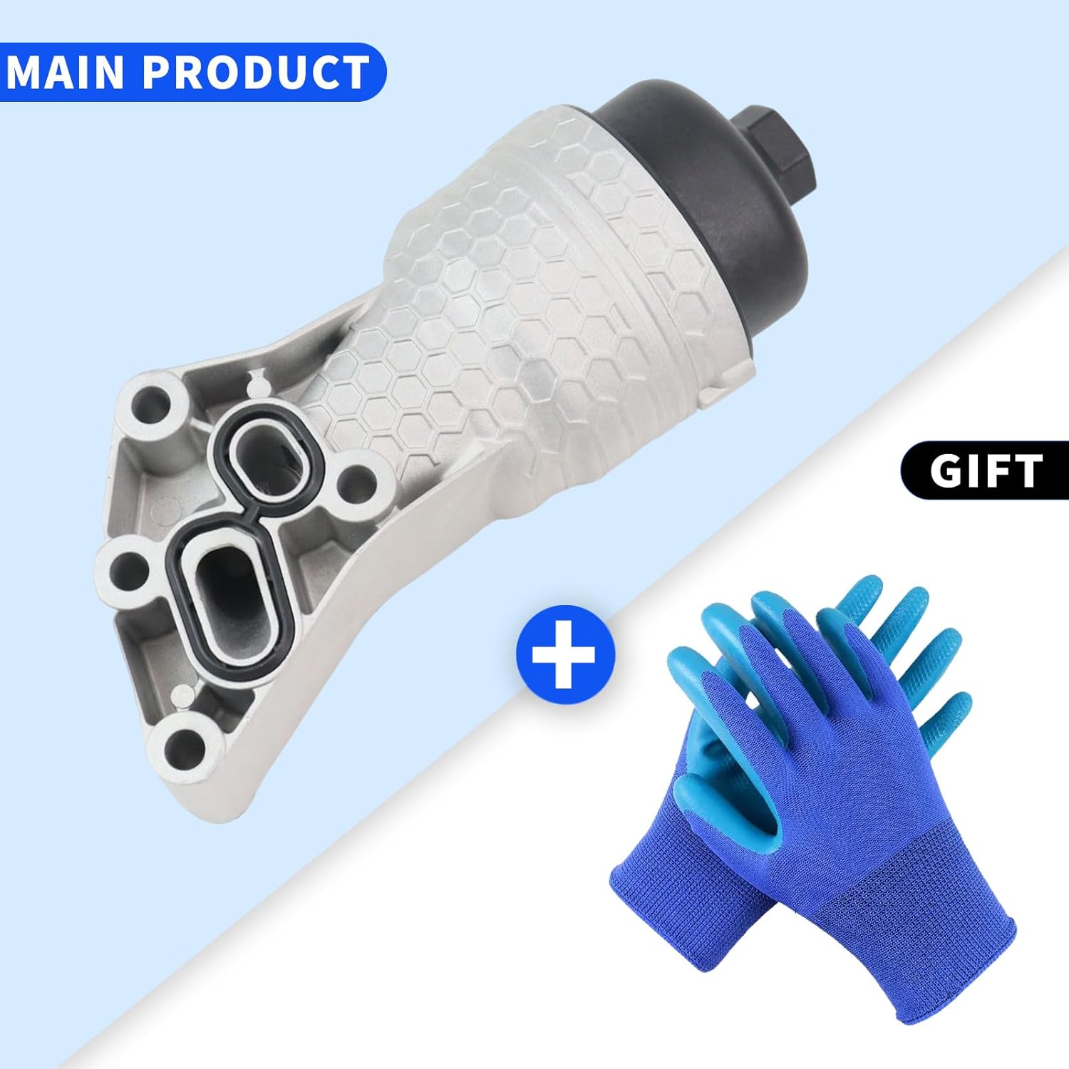 26300-3LAA0 Oil Filter Complete Assembly Compatible with Hyundai Palisade 2020-24, Genesis G80 2017-20, Kia Telluride 2020-24, Kia Sorento Cadenza Sedona 2017-21