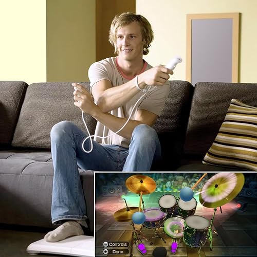 Miniatura 6 de FASIGO Remote Controller with Nunchuck, Compatible with Nintendo Wii/Wii U, 2 Pack (Black)